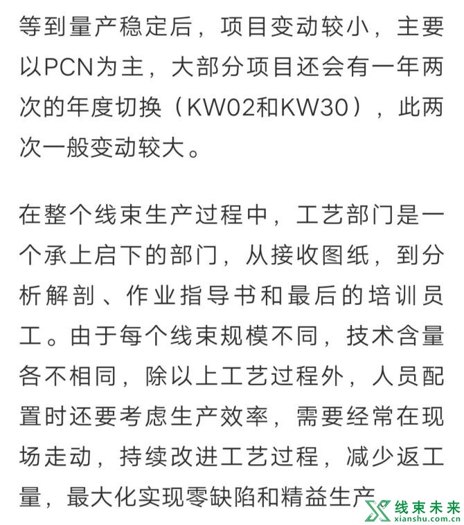 新知达人, 整车线束KSK模块化生产解析