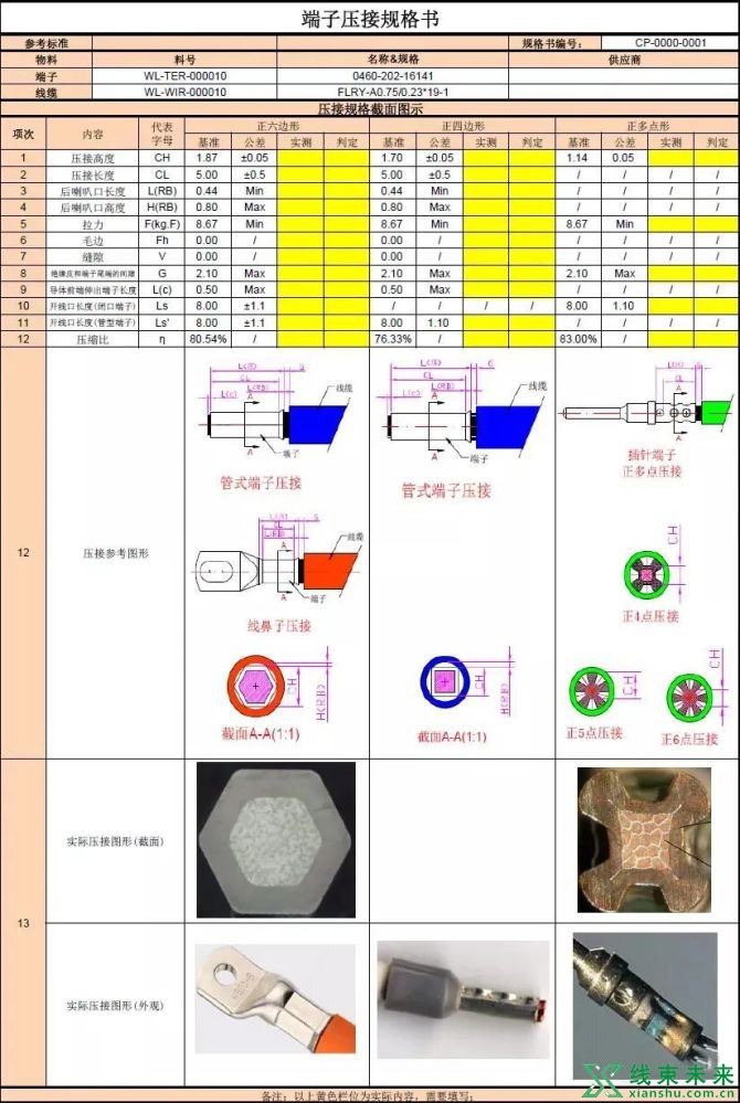 新知达人, 【端子】压接尺寸的快速计算（四）