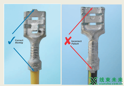 汽车线束端子的压接及压接质量检查