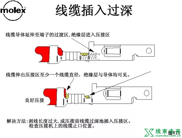 Molex压着判定标准