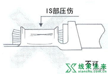 新知达人, 端子各部位压着确认及检验规范