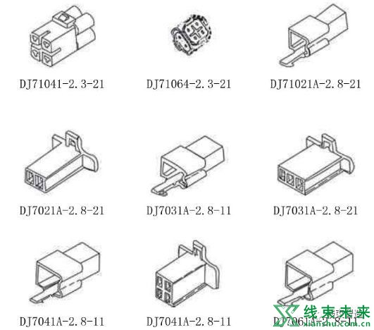 新知达人, 【汽车线束】接插件图表