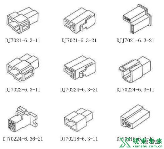 新知达人, 【汽车线束】接插件图表