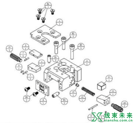 新知达人, 常用端子压接模具结构及使用说明书